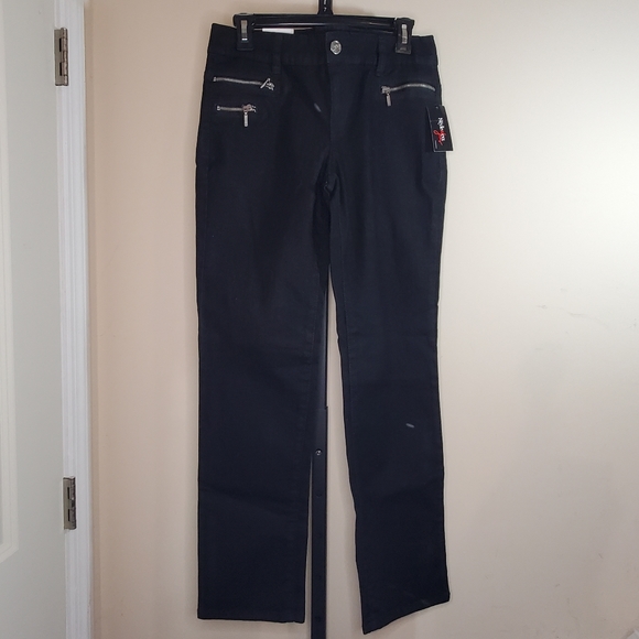 Style & Co Jeans Black Slim Leg Jeans Size 4 - Picture 1 of 7